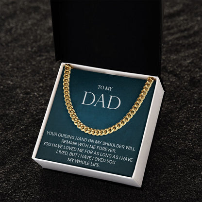 DAD Guiding Hand Cuban Link
