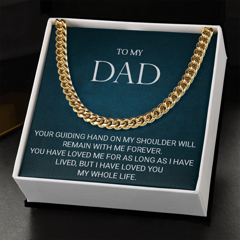 DAD Guiding Hand Cuban Link