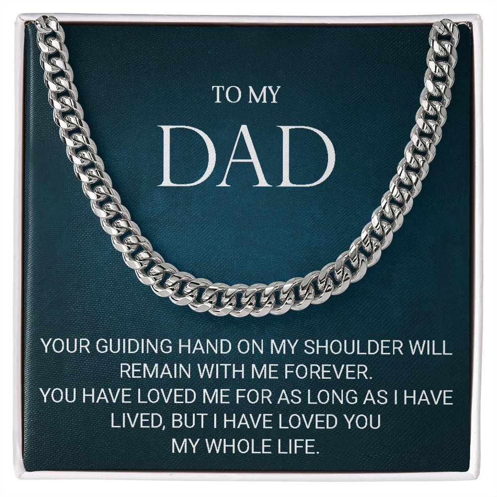 DAD Guiding Hand Cuban Link