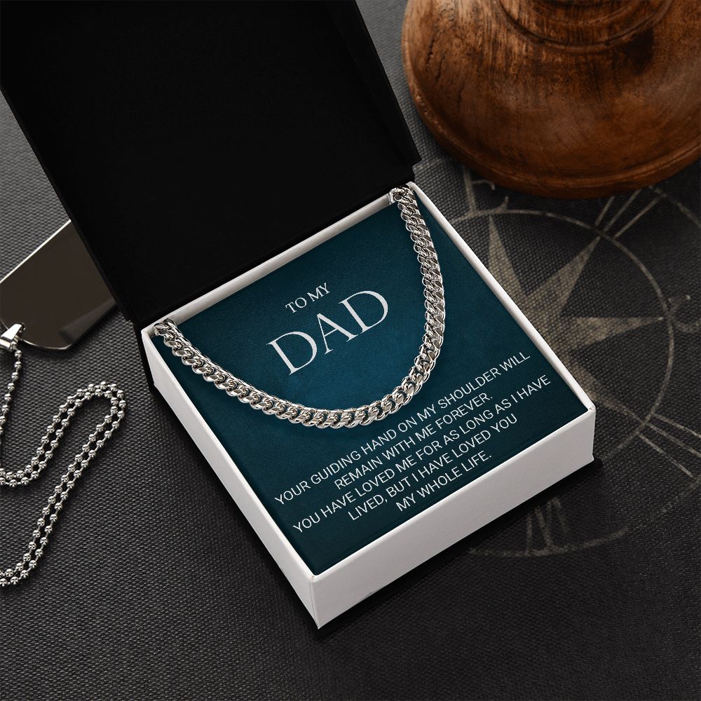 DAD Guiding Hand Cuban Link