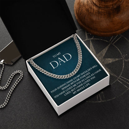 DAD Guiding Hand Cuban Link