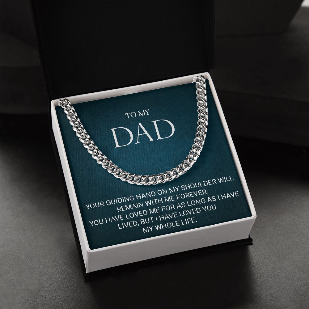DAD Guiding Hand Cuban Link