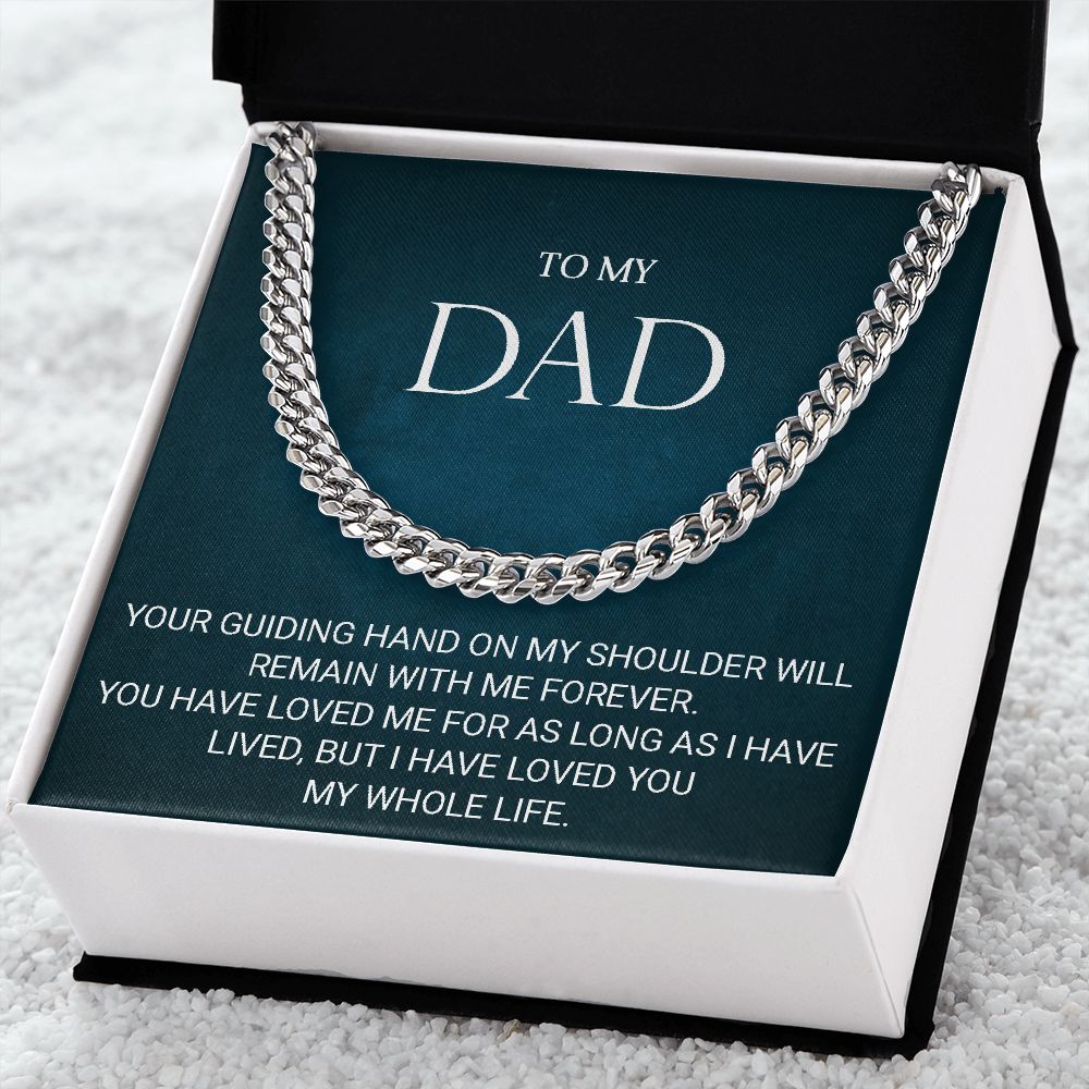 DAD Guiding Hand Cuban Link