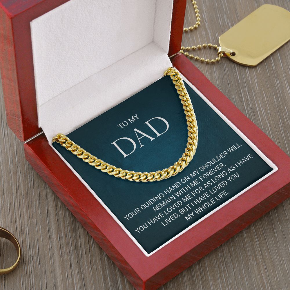 DAD Guiding Hand Cuban Link