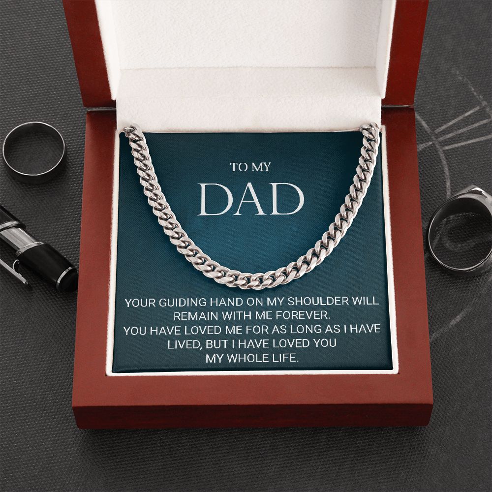 DAD Guiding Hand Cuban Link
