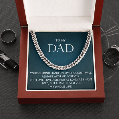 DAD Guiding Hand Cuban Link