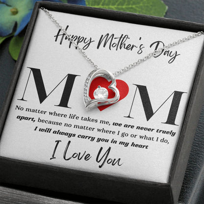 Mom No Matter Forever Love Necklace