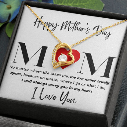 Mom No Matter Forever Love Necklace