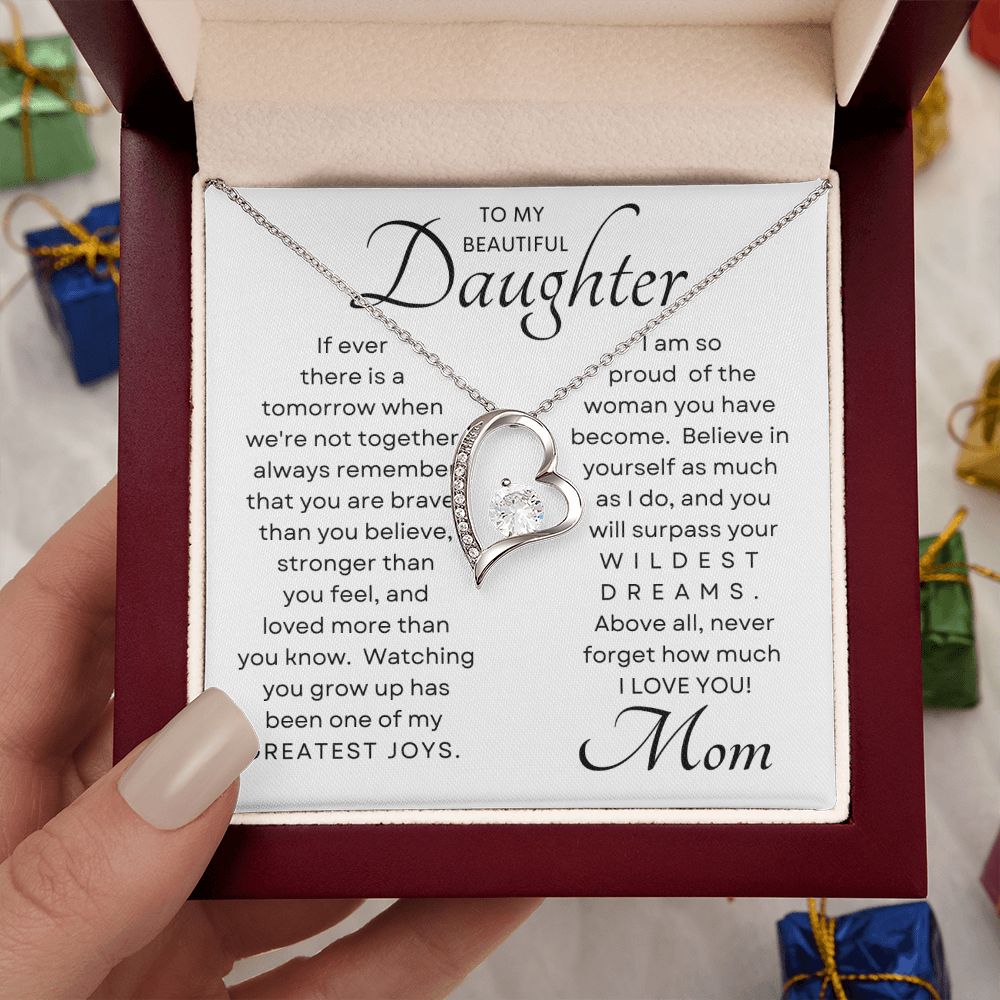 Daughter Greatest Joy Forever Love Necklace