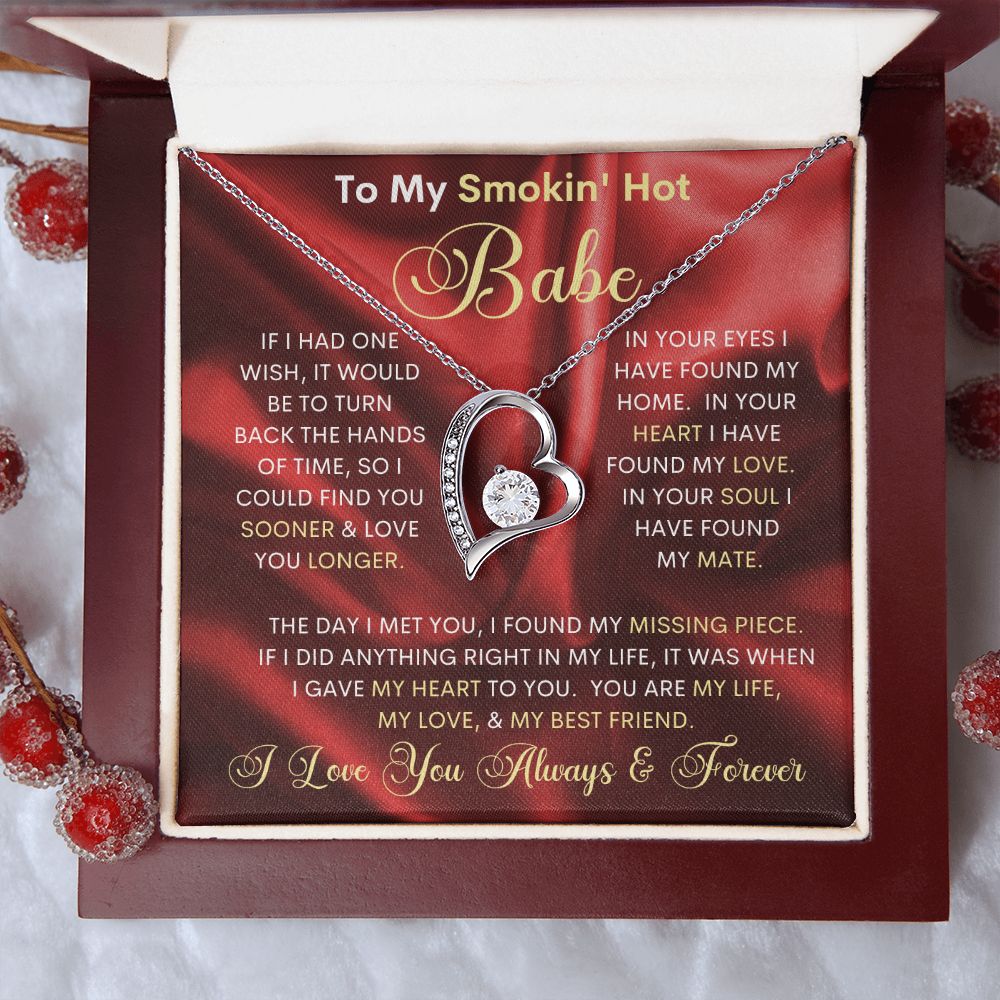 Smokin' Hot Babe / Forever Love Necklace