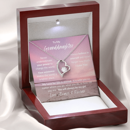 Granddaughter Eternal / Forever Love Necklace