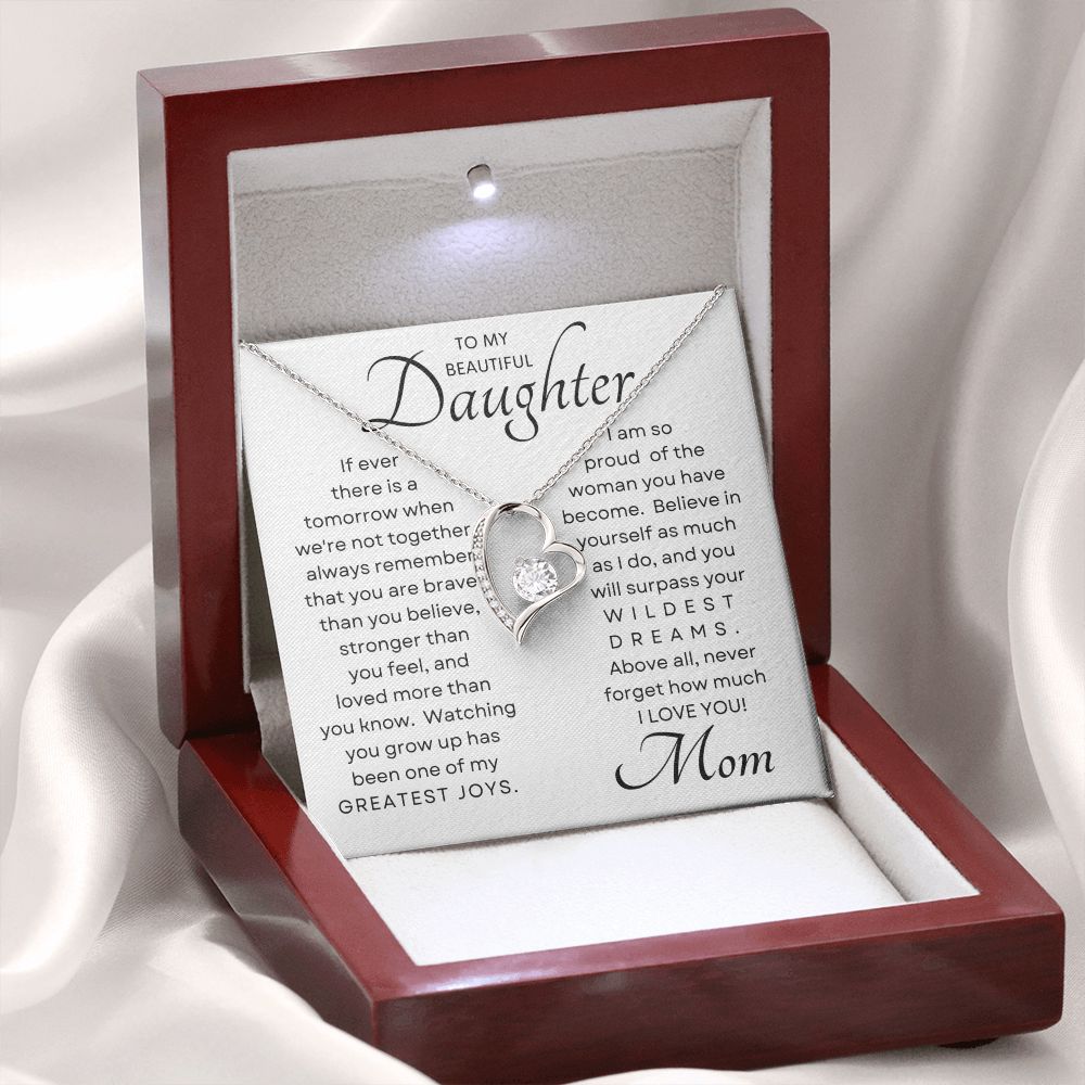 Daughter Greatest Joy Forever Love Necklace