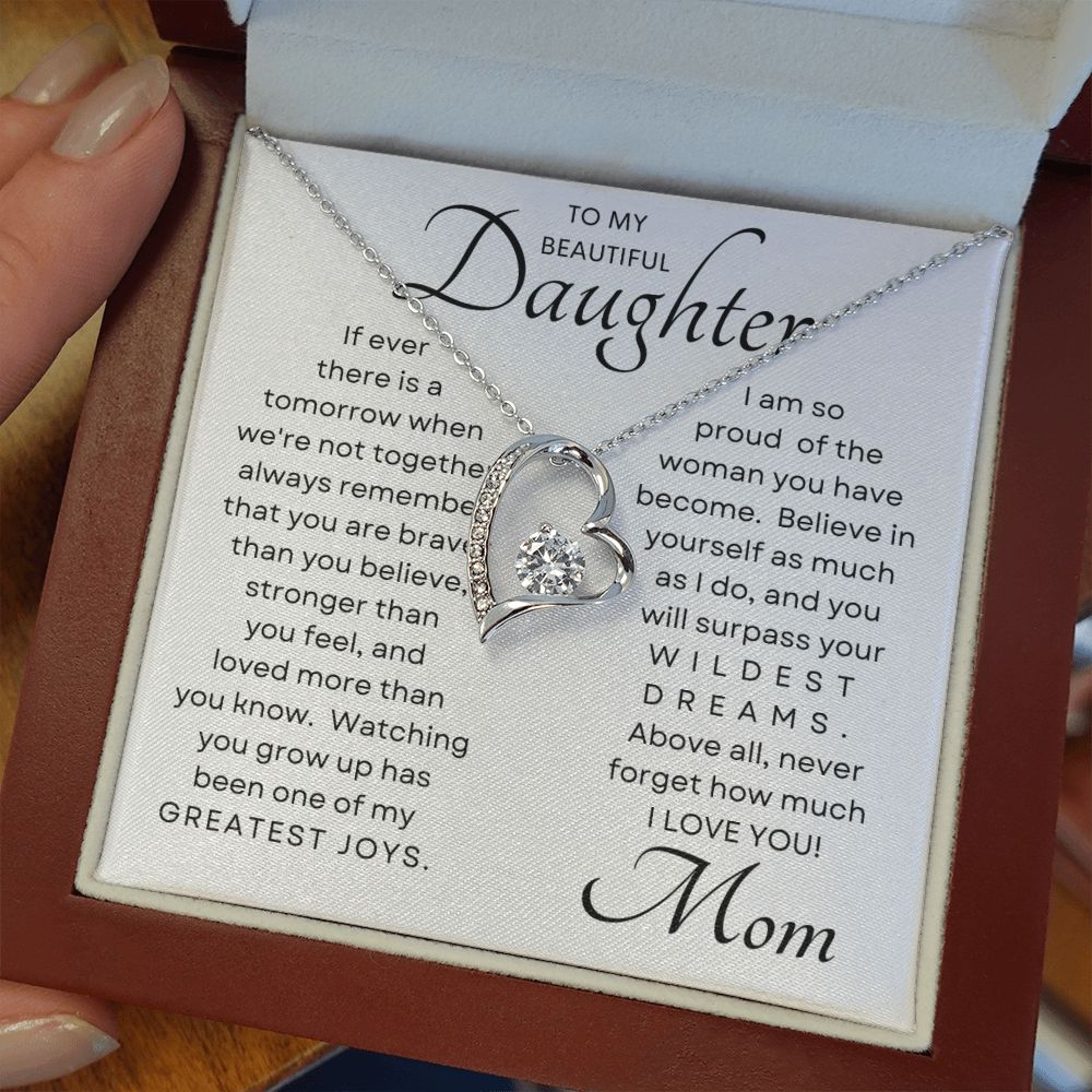 Daughter Greatest Joy Forever Love Necklace