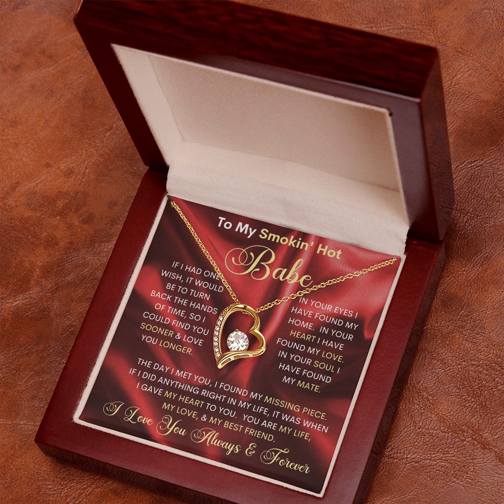 Smokin' Hot Babe / Forever Love Necklace