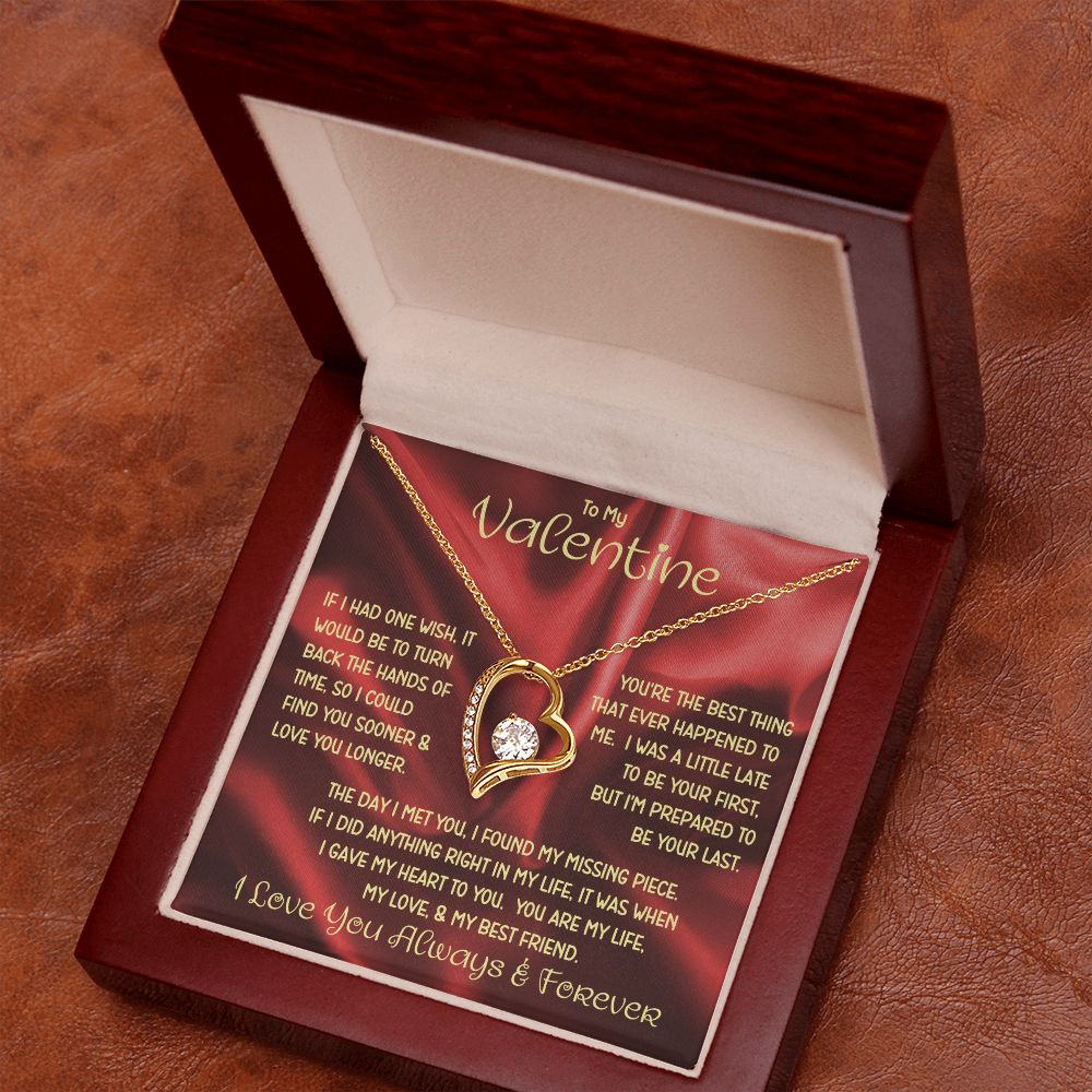 My Valentine Red Forever Love Necklace