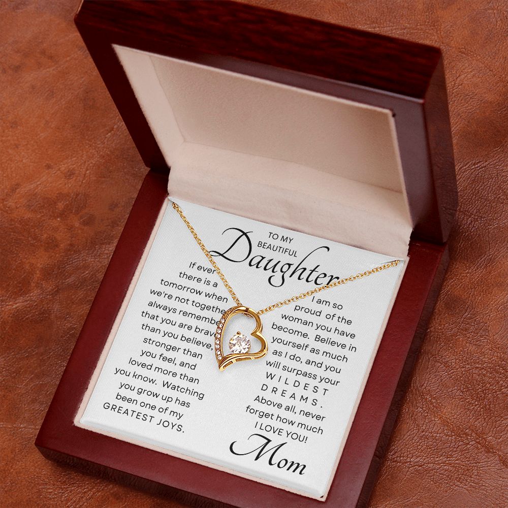 Daughter Greatest Joy Forever Love Necklace