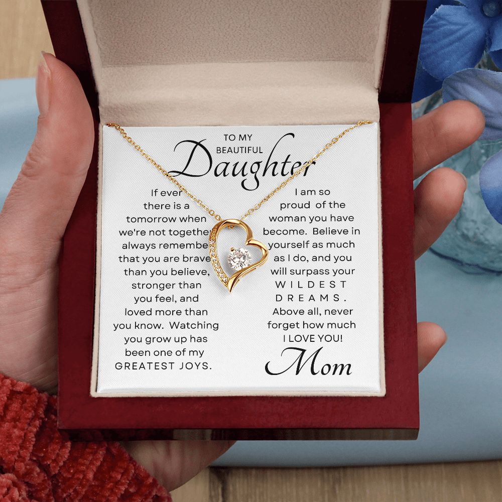 Daughter Greatest Joy Forever Love Necklace
