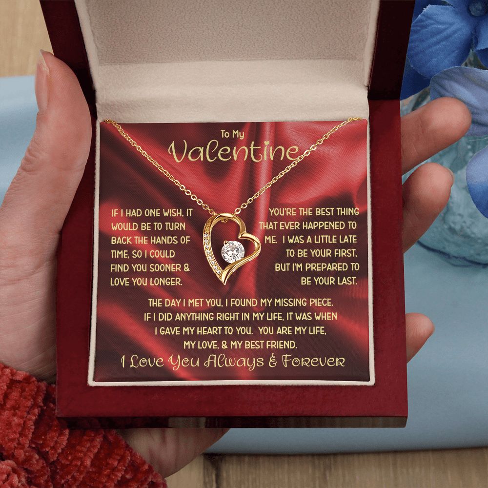 My Valentine Red Forever Love Necklace