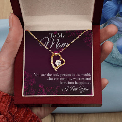 Mom You're The Only One Forever Love Necklace
