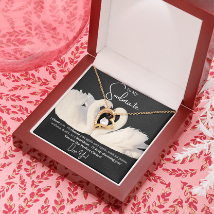 Forever Love Necklace Choice For her BLK