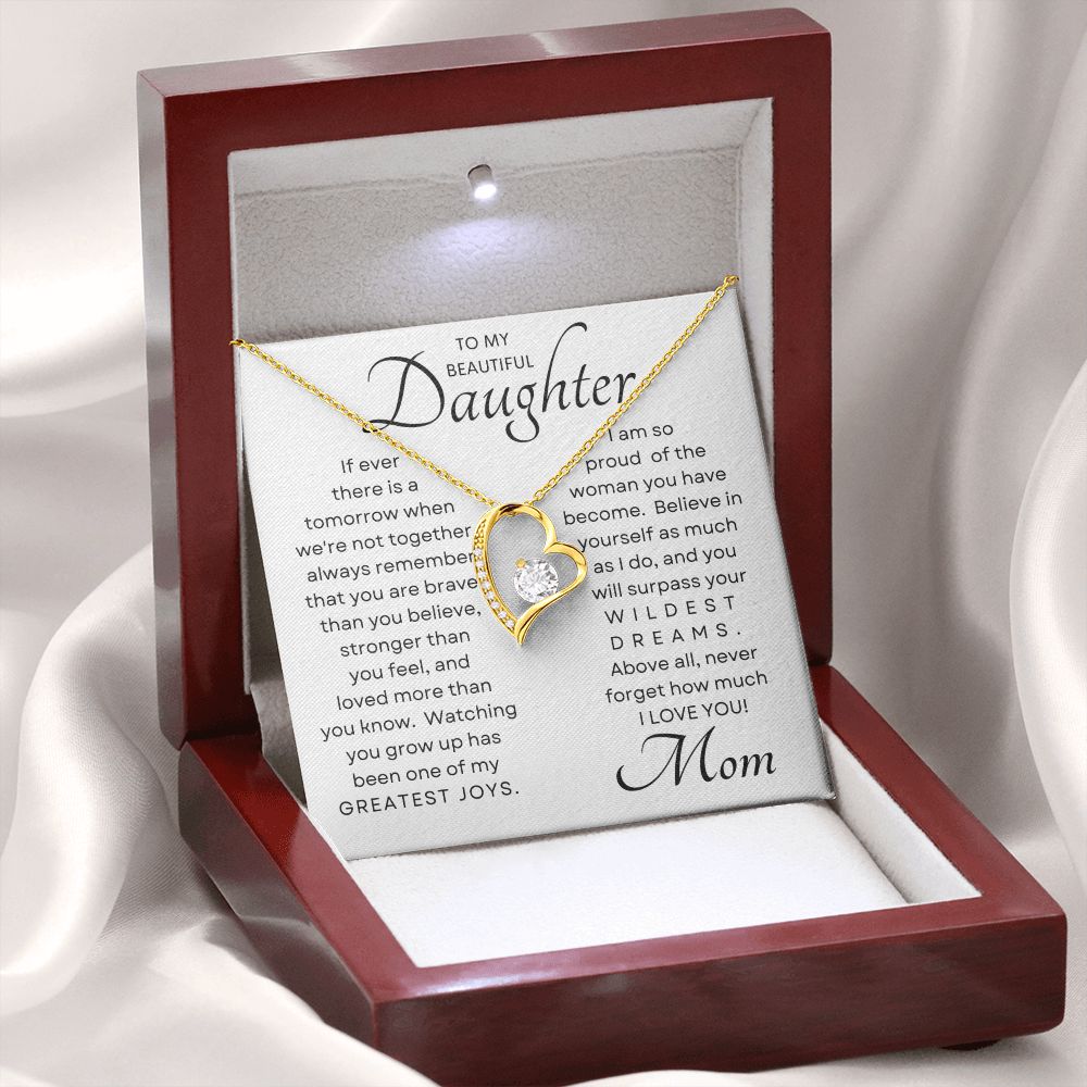 Daughter Greatest Joy Forever Love Necklace