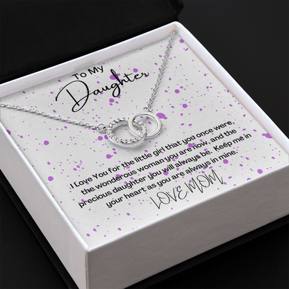 To My Daughter From Mom/ Perfect Pair Necklace