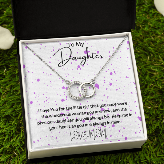 To My Daughter From Mom/ Perfect Pair Necklace