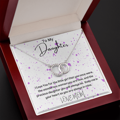 To My Daughter From Mom/ Perfect Pair Necklace
