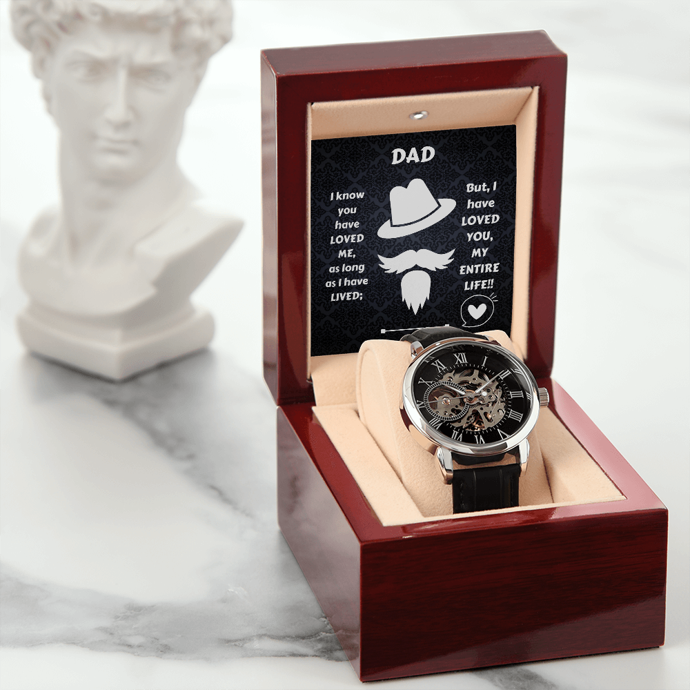 Dad My Entire Life / Men's Openwprk Watch