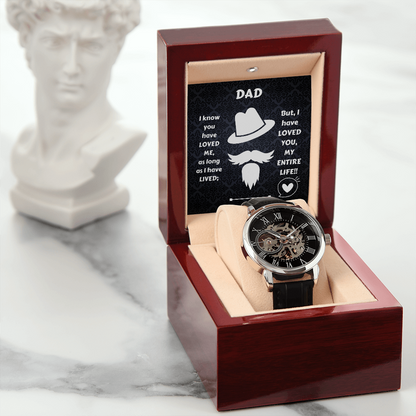Dad My Entire Life / Men's Openwprk Watch