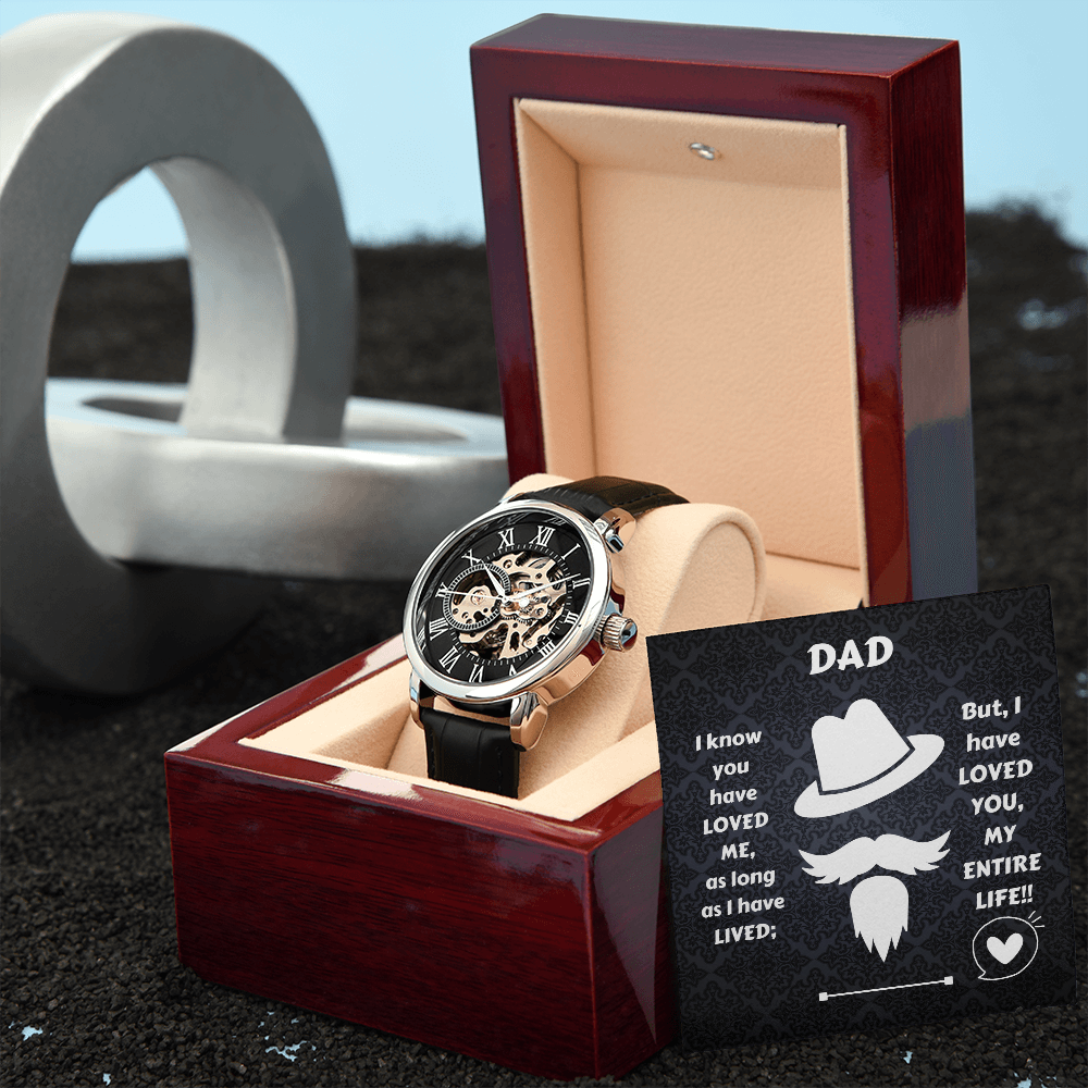 Dad My Entire Life / Men's Openwprk Watch