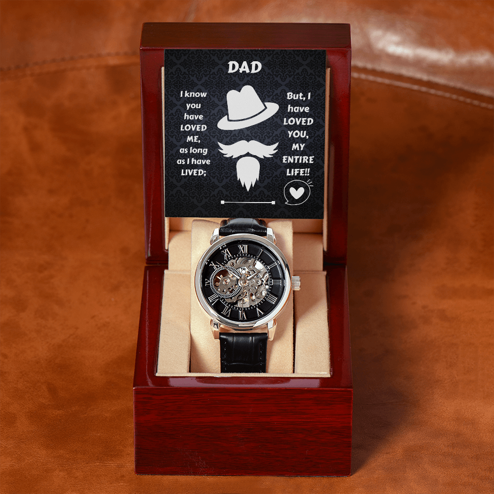 Dad My Entire Life / Men's Openwprk Watch