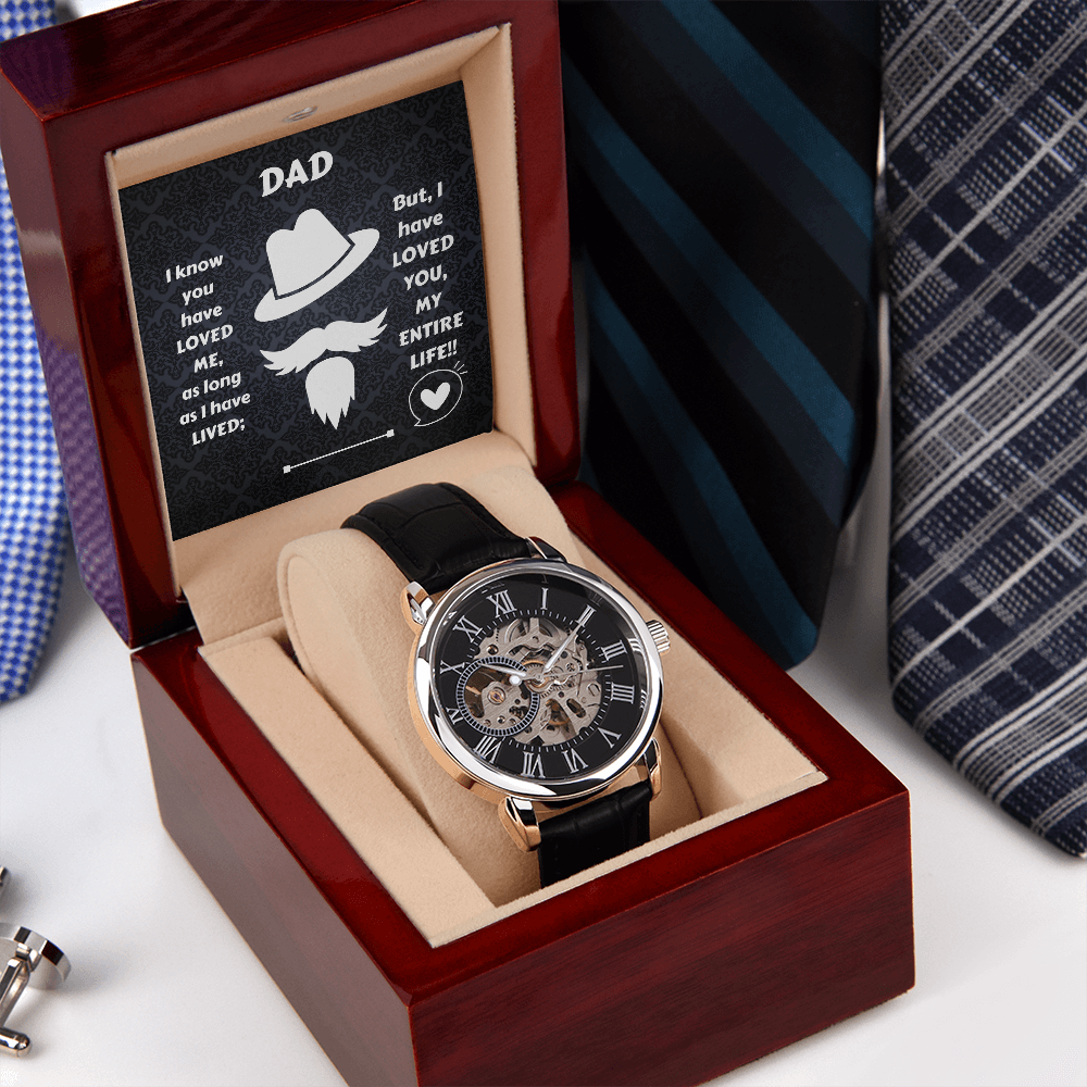 Dad My Entire Life / Men's Openwprk Watch