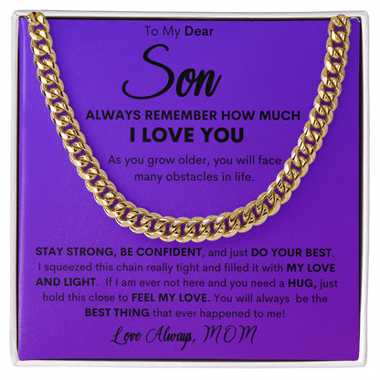 Dear Son Best Thing / Cuban Link Necklace