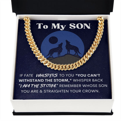 SON Storm Cuban Link Necklace