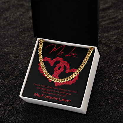 My Love BLK / Cuban Link Chain