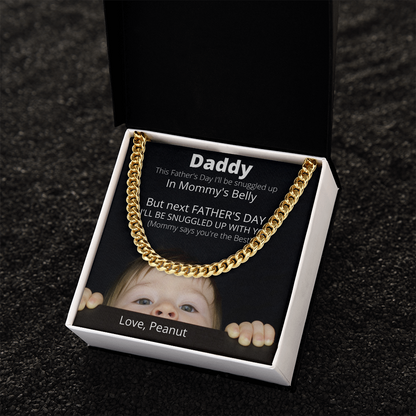 Daddy Love Peanut / Cuban Link Necklace