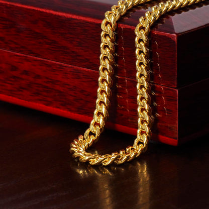 Amazing Boyfriend By My Side Cuban Link Chain