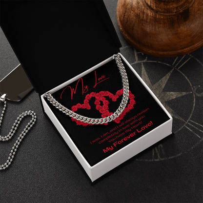 My Love BLK / Cuban Link Chain