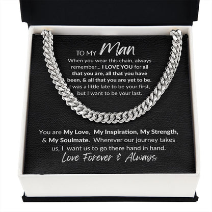 My Man All Cuban Link Chain