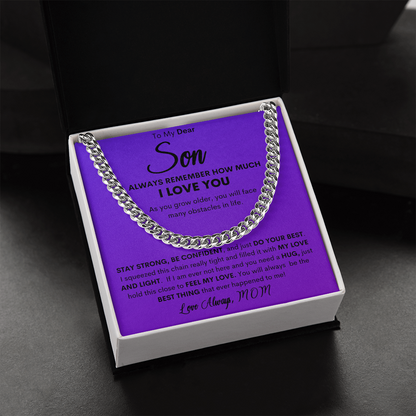 Dear Son Best Thing / Cuban Link Necklace