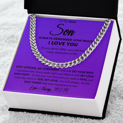 Dear Son Best Thing / Cuban Link Necklace