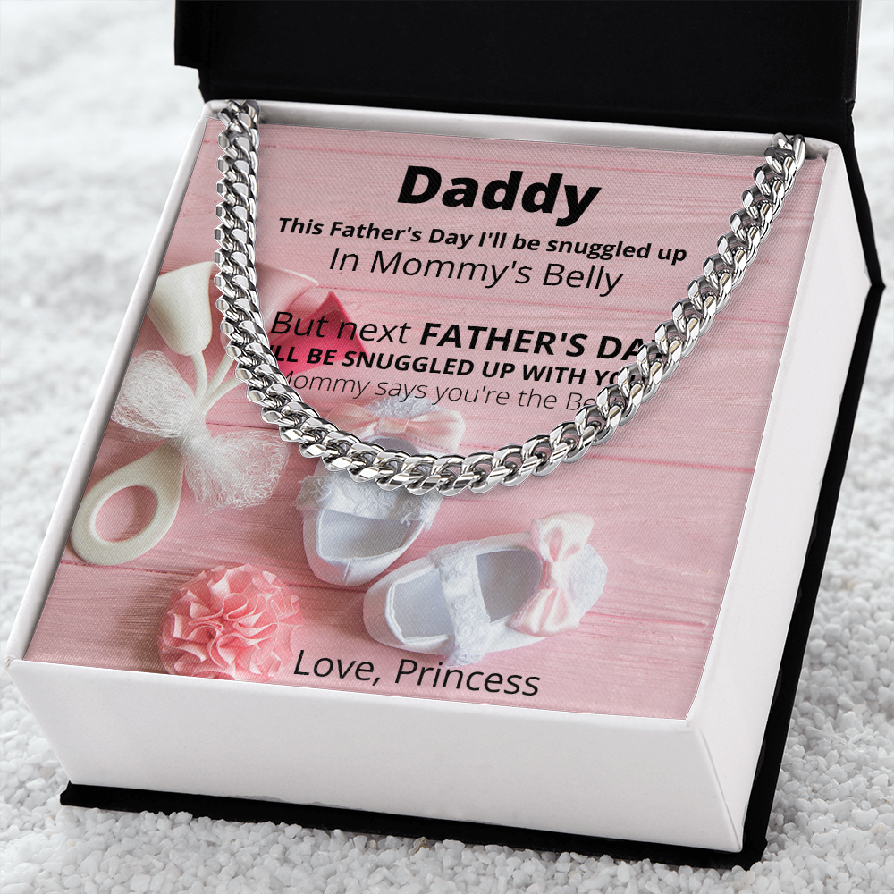 Daddy Love Princess/ Cuban Link Necklace