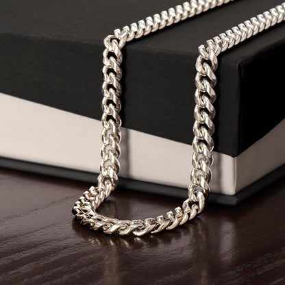 MY MAN LAST EVERYTHING BLUE CUBAN LINK