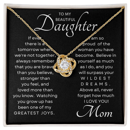 Daughter Greatest Joy Love Knot BLK