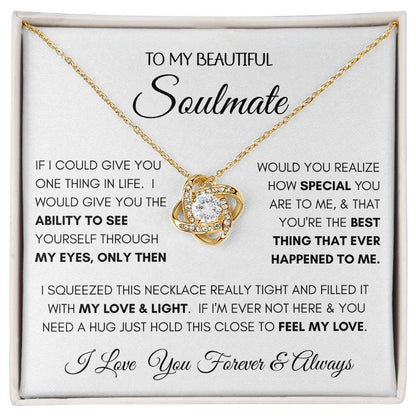 Beautiful Soulmate Special Love Knot Necklace