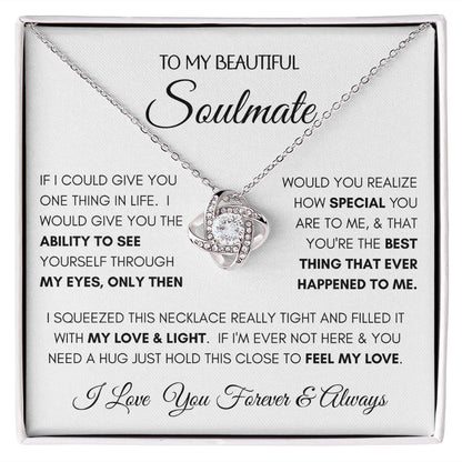 Beautiful Soulmate Special Love Knot Necklace