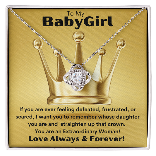 BabyGirl / Love Knot Necklace