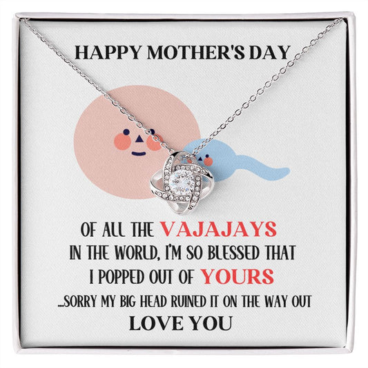 Mother's Day Your Vajajay Love Knot Necklace