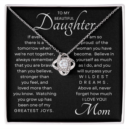 Daughter Greatest Joy Love Knot BLK